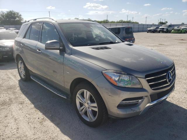 4JGDA5HB7CA023688 - 2012 MERCEDES-BENZ ML 350 4MATIC SILVER photo 1