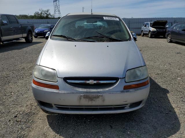 KL1TD66648B030660 - 2008 CHEVROLET AVEO BASE SILVER photo 5