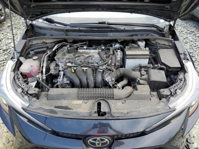 5YFEPMAE6MP237512 - 2021 TOYOTA COROLLA LE BLACK photo 11