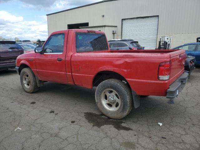 1FTYR10V5YPB39196 - 2000 FORD RANGER RED photo 2