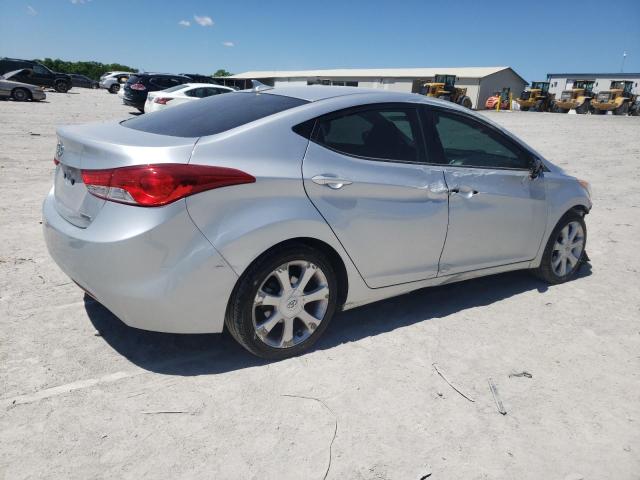 5NPDH4AE9DH158292 - 2013 HYUNDAI ELANTRA GLS SILVER photo 3