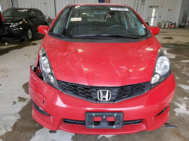 JHMGE8H57CC007043 - 2012 HONDA FIT SPORT RED photo 5