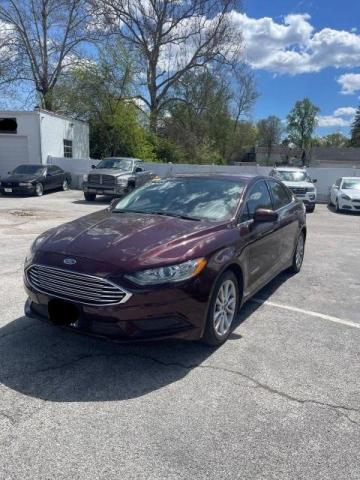 3FA6P0LU5HR347698 - 2017 FORD FUSION SE HYBRID RED photo 2