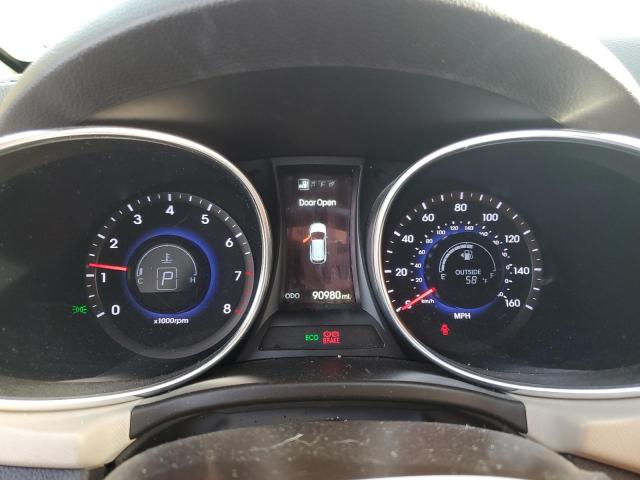 5XYZU3LB1GG371831 - 2016 HYUNDAI SANTA FE S RED photo 9