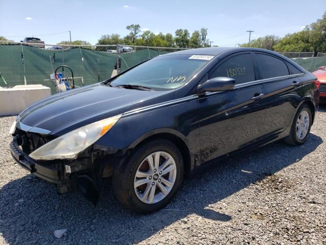 5NPEB4AC6CH379447 - 2012 HYUNDAI SONATA GLS BLUE photo 1