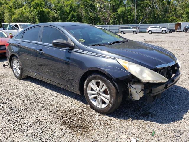 5NPEB4AC6CH379447 - 2012 HYUNDAI SONATA GLS BLUE photo 4