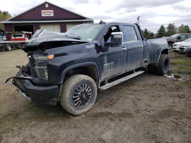 1GC4YVEY6MF189584 - 2021 CHEVROLET SILVERADO K3500 HIGH COUNTRY BLUE photo 1