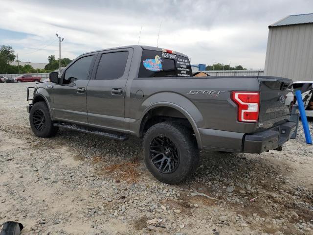 1FTEW1EP9LFB31297 - 2020 FORD F150 SUPERCREW GRAY photo 2