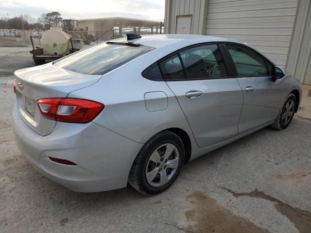 1G1BC5SM8H7150950 - 2017 CHEVROLET CRUZE LS SILVER photo 3