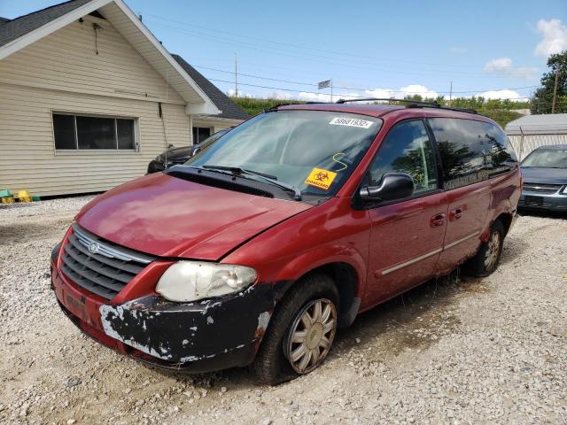 2C4GP54L45R460593 - 2005 CHRYSLER TOWN & COU TOURING 红色 照片 2