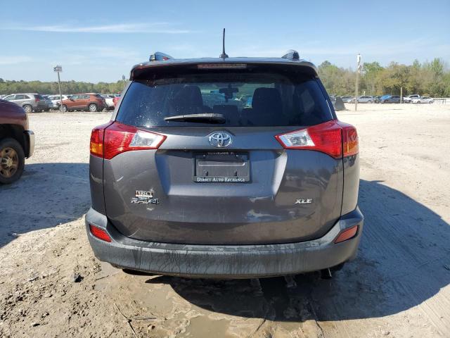 2T3WFREV5EW102186 - 2014 TOYOTA RAV4 XLE GRAY photo 6