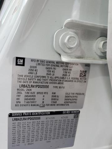 LRBAZLR41PD025556 - 2023 BUICK ENVISION PREFERRED თეთრი ფოტო 12