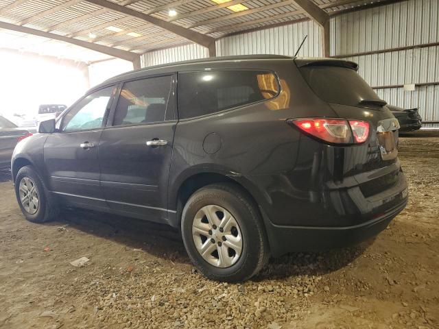 1GNKRFKDXFJ368598 - 2015 CHEVROLET TRAVERSE LS BLACK photo 2