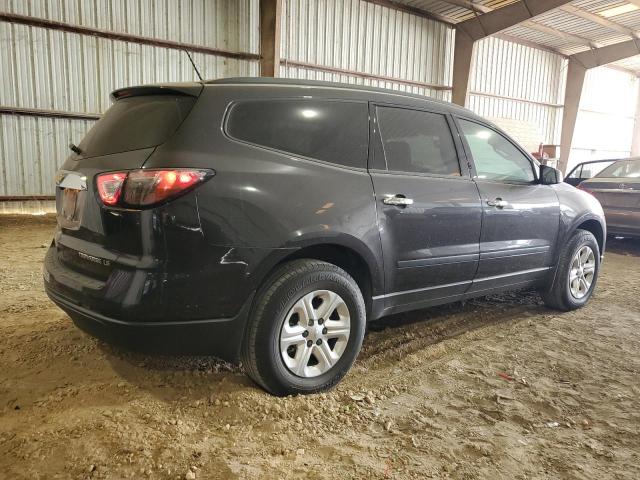 1GNKRFKDXFJ368598 - 2015 CHEVROLET TRAVERSE LS BLACK photo 3