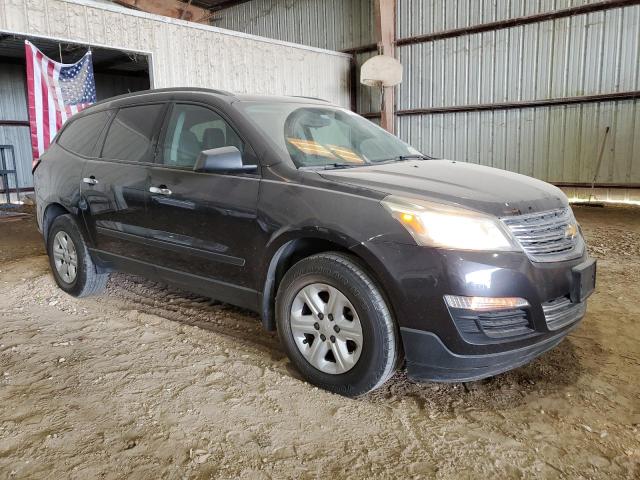 1GNKRFKDXFJ368598 - 2015 CHEVROLET TRAVERSE LS BLACK photo 4