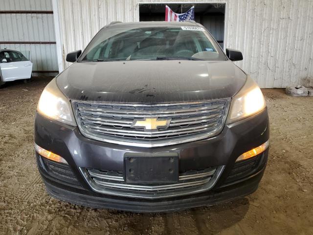 1GNKRFKDXFJ368598 - 2015 CHEVROLET TRAVERSE LS BLACK photo 5