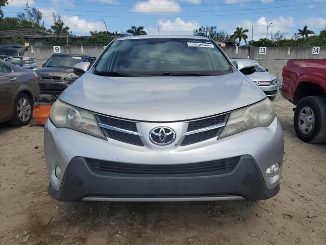 JTMWFREV8DD012302 - 2013 TOYOTA RAV4 XLE SILVER photo 5