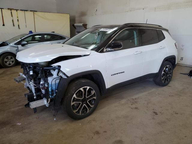 3C4NJDCB0NT159621 - 2022 JEEP COMPASS LIMITED WHITE photo 1