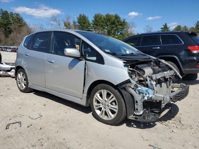 JHMGE8H55BC015737 - 2011 HONDA FIT SPORT SILVER photo 4