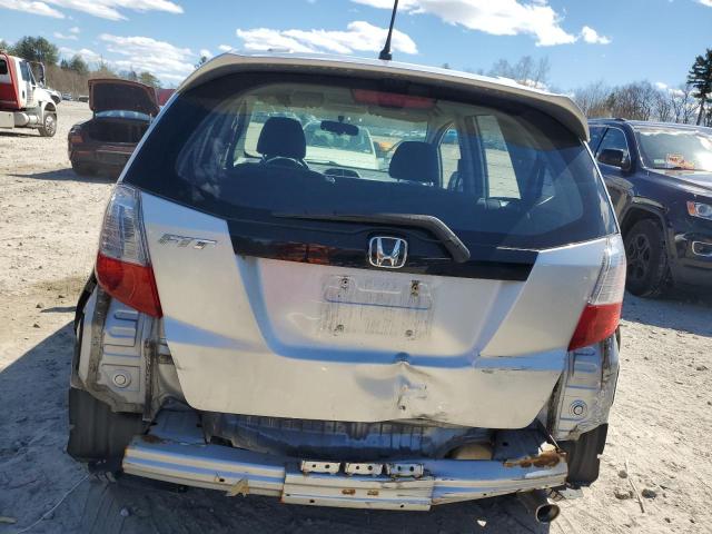 JHMGE8H55BC015737 - 2011 HONDA FIT SPORT SILVER photo 6