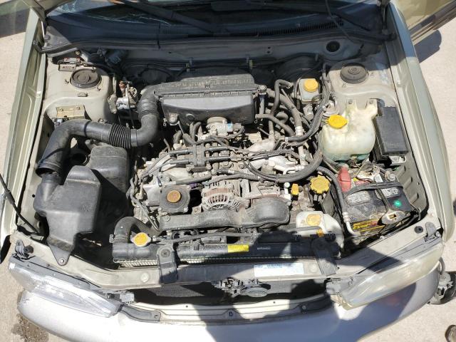 JF1SF65562H748597 - 2002 SUBARU FORESTER S GREEN photo 11