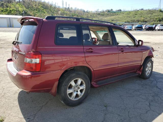 JTEEP21A650121784 - 2005 TOYOTA HIGHLANDER LIMITED MAROON photo 3