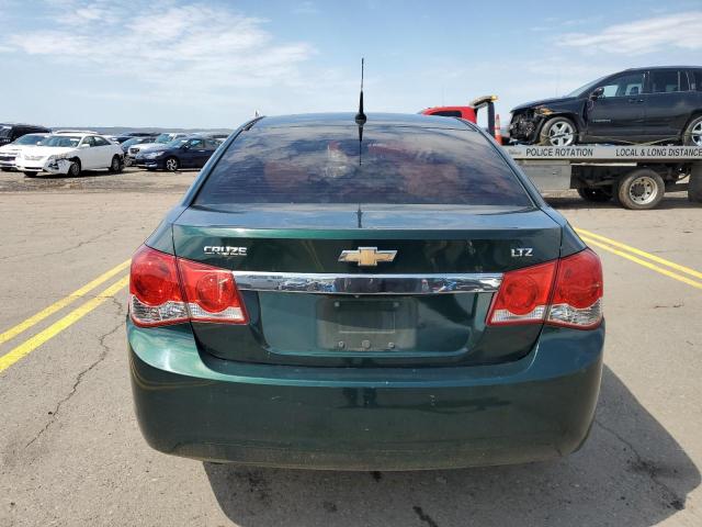 1G1PG5SB9E7147396 - 2014 CHEVROLET CRUZE LTZ GREEN photo 6