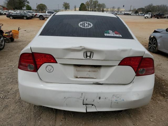 2HGFA16968H514446 - 2008 HONDA CIVIC EXL WHITE photo 6