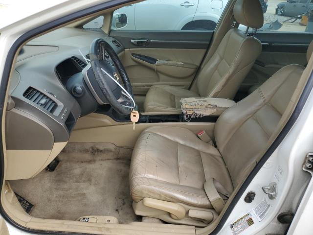 2HGFA16968H514446 - 2008 HONDA CIVIC EXL WHITE photo 7
