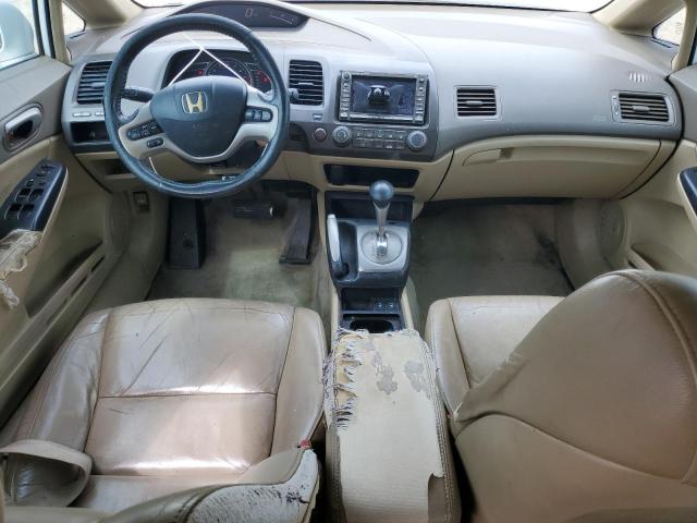 2HGFA16968H514446 - 2008 HONDA CIVIC EXL WHITE photo 8