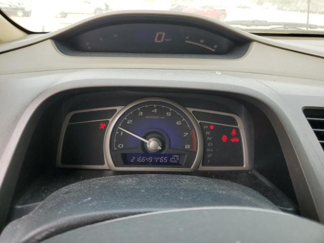 2HGFA16968H514446 - 2008 HONDA CIVIC EXL WHITE photo 9