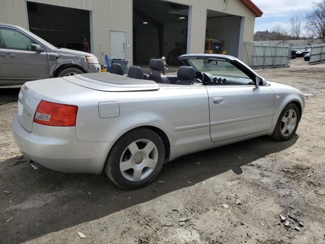 WAUAC48H35K000242 - 2005 AUDI A4 1.8 CABRIOLET SILVER photo 3