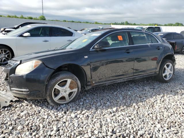 1G1ZH57B08F220695 - 2008 CHEVROLET MALIBU 1LT BLACK photo 1