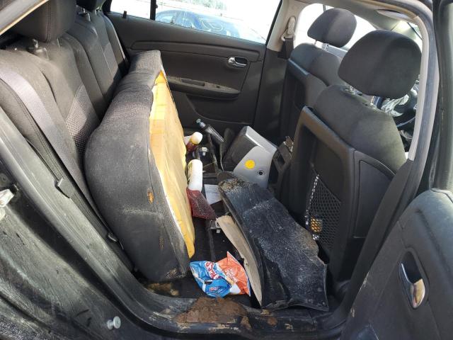 1G1ZH57B08F220695 - 2008 CHEVROLET MALIBU 1LT BLACK photo 10