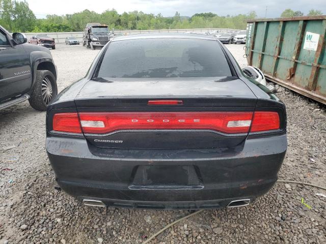 2B3CL3CG6BH525739 - 2011 DODGE CHARGER BLACK photo 6