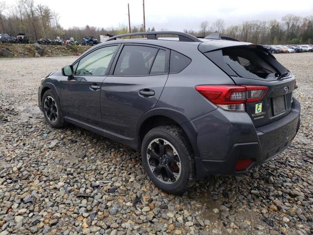 JF2GTAPCXM8260491 - 2021 SUBARU CROSSTREK PREMIUM GRAY photo 2