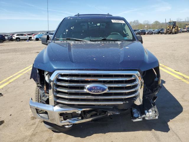 1FTEX1EP6FFB54425 - 2015 FORD F150 SUPER CAB BLUE photo 5