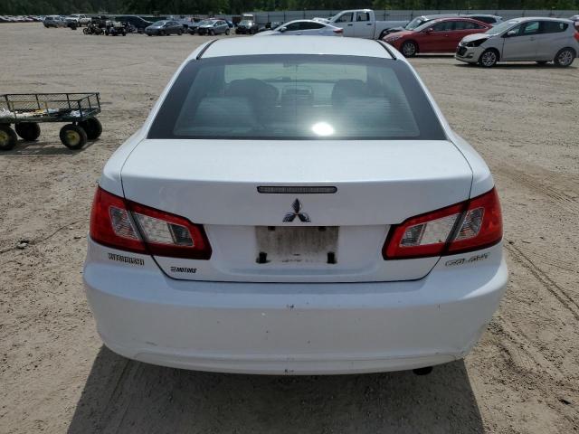 4A32B2FF1BE016348 - 2011 MITSUBISHI GALANT FE WHITE photo 6