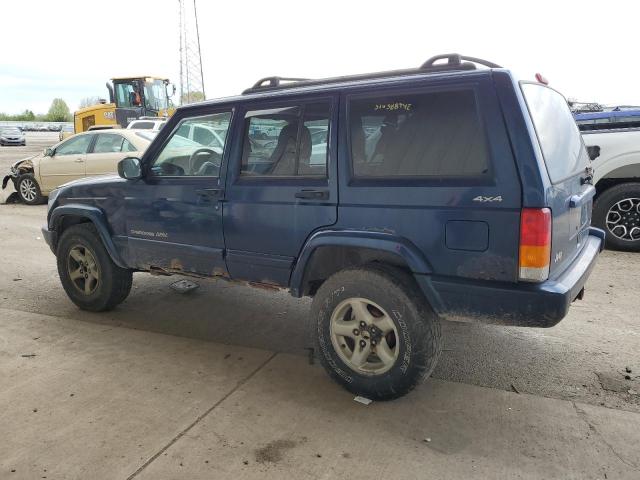 1J4FF58S3YL264863 - 2000 JEEP CHEROKEE CLASSIC BLUE photo 2