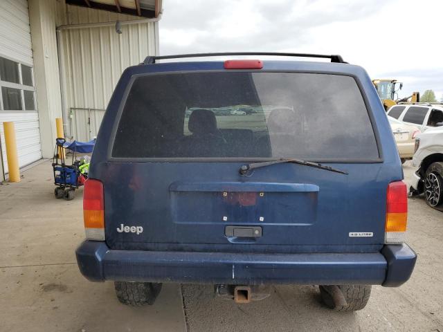 1J4FF58S3YL264863 - 2000 JEEP CHEROKEE CLASSIC BLUE photo 6