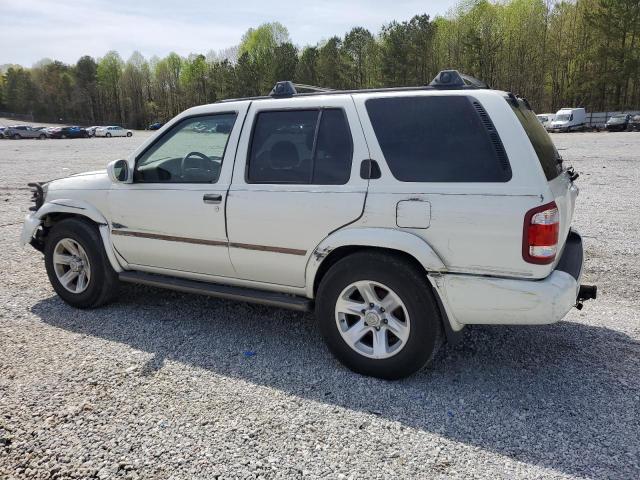 JN8DR09X02W664732 - 2002 NISSAN PATHFINDER LE თეთრი ფოტო 2