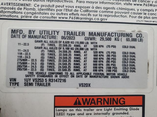 1UYVS2535R3147216 - 2024 UTILITY DRY VAN Ağ foto 10