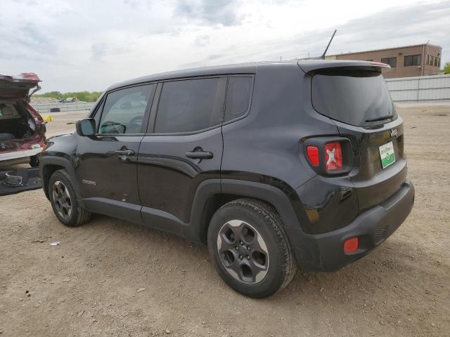 ZACCJAAT5GPD44193 - 2016 JEEP RENEGADE SPORT BLACK photo 2