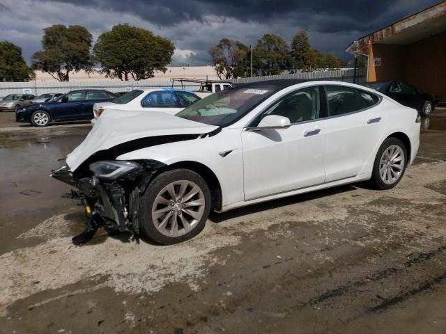 5YJSA1E24JF247966 - 2018 TESLA MODEL S Սպիտակ լուսանկար 1