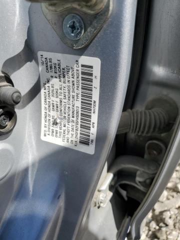 2HGFB2F95FH509013 - 2015 HONDA CIVIC EXL 银色 照片 12