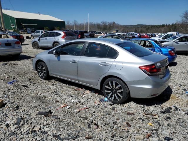2HGFB2F95FH509013 - 2015 HONDA CIVIC EXL 银色 照片 2