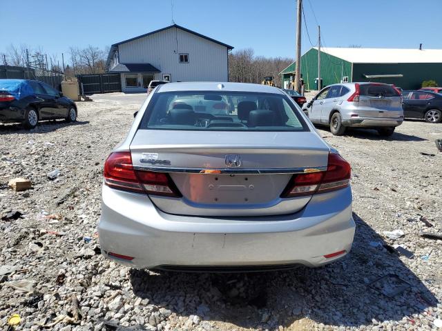 2HGFB2F95FH509013 - 2015 HONDA CIVIC EXL 银色 照片 6