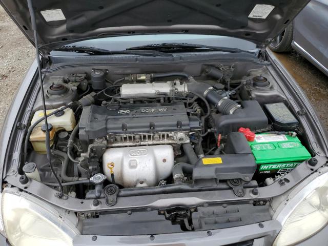 KMHJF35F2YU010868 - 2000 HYUNDAI ELANTRA GLS GRAY photo 11