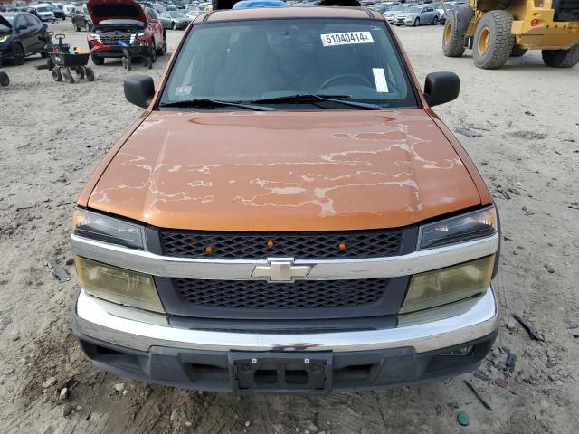 1GCDT136148123182 - 2004 CHEVROLET COLORADO ORANGE photo 5