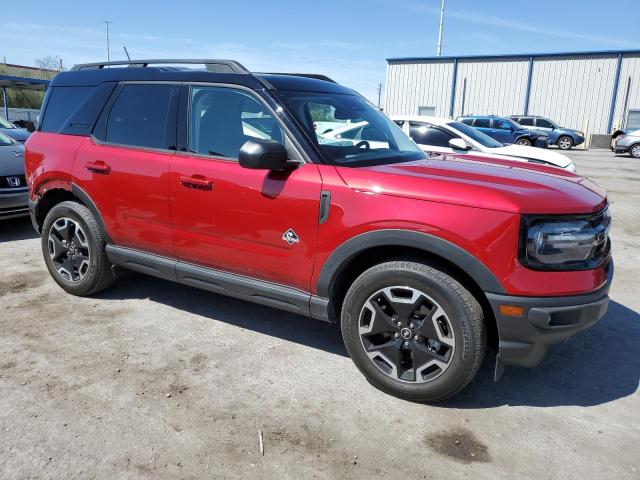 3FMCR9C69MRA39971 - 2021 FORD BRONCO SPO OUTER BANKS RED photo 4